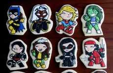 Comic Superhero Cartoon Cookies