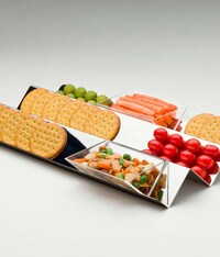Crimped Snack Servers Image 5