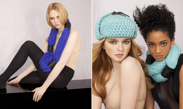 No-Knit Yarn Scarves