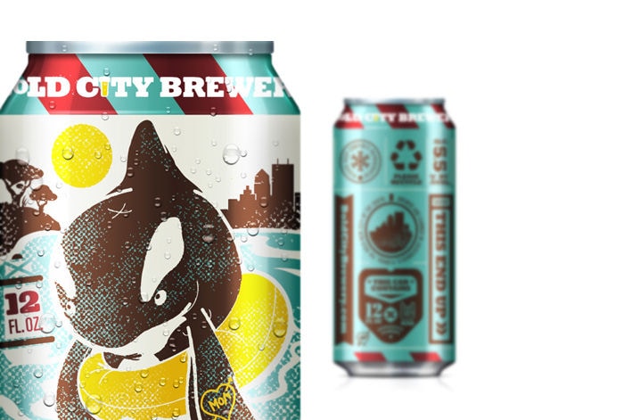 Animalistic Booze Branding