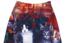Cuddly Christmas Cat Skirts