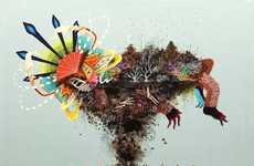 Faceless Monster Murals