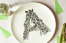 14 Typographic Dishware Designs