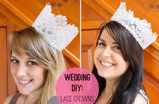 Lovely DIY Lace Crowns