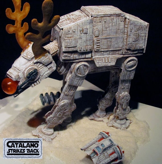 Massive Sci-Fi Gingerbread Structures