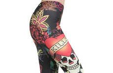 Juxtaposed Tattoo Leggings
