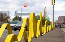 Squiggly Outdoor Sculptures