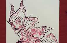 X-Rayed Disney Icons