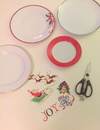 Festive Holiday Plate Decor Image 7