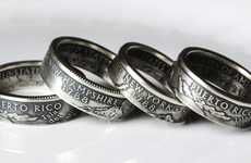 Double-Sided Coin Rings