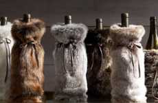 Fuzzy Furry Bottle Bags