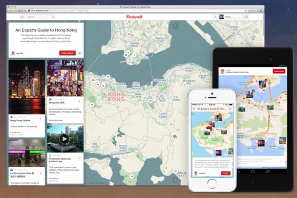 Social Pinboard Maps