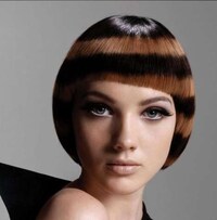 Horizontal Hair Stripes