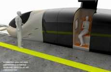 Futuristic Public Transit Pods 
