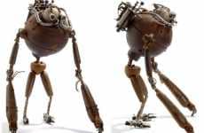 Mechanical Steampunked Sculptures