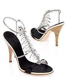 Crystal Fishbone Sandals