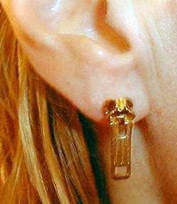 Zipper Earrings
