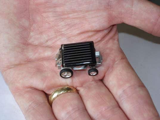 Teenie Tiny Solar Powered Cars