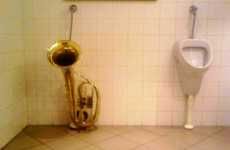 Brass Musical Urinals