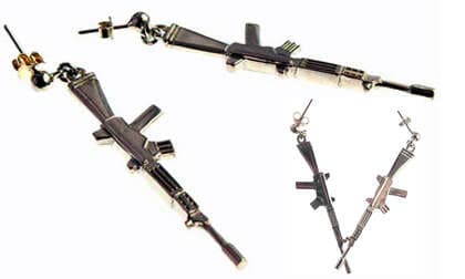 Gun Earrings