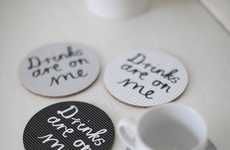 Hilariously Literal Drink Coasters