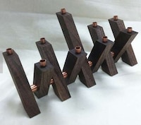 Contemporary Geometric Menorahs Image 2
