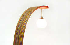 Curvy Skateboard Lighting