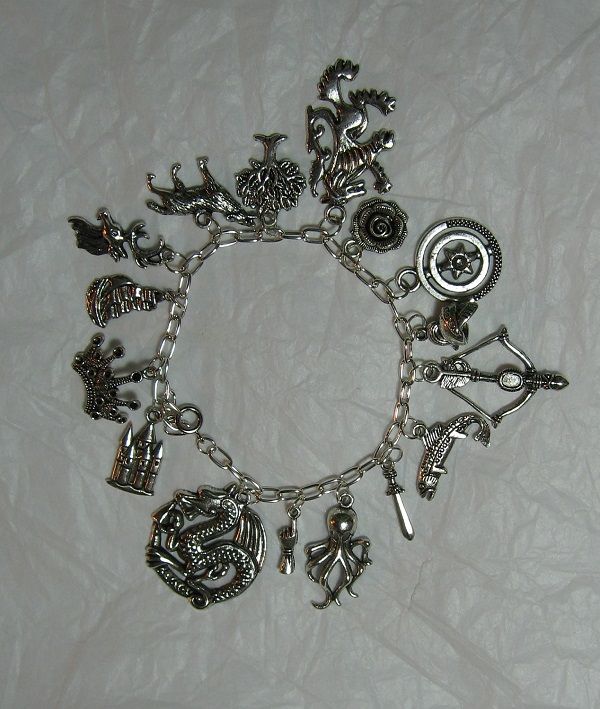 Fantasy-Themed Charm Bracelets