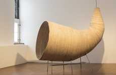 Upcycled Horn-Like Sculptures
