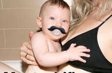 Adorable Movember Pacifiers