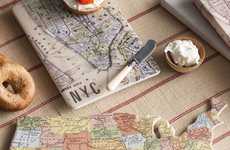 Cartographic Kitchen Decor