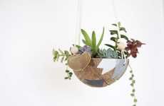 Upcycled Coconut Planters