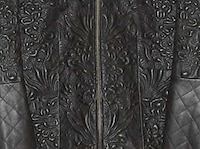Floral Leather Jackets Image 6