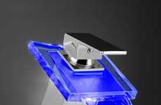 Futuristic Glowing Faucets