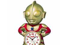 Alarming Action Hero Clocks