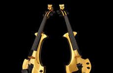 Lavish Gold Musical Instruments