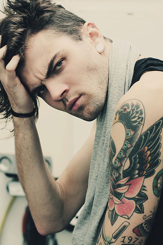 Sultry Tattooed Rocker Photography