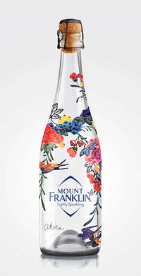 Floral Champagne Bottles Image 2