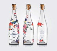 Floral Champagne Bottles Image 3