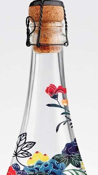 Floral Champagne Bottles Image 4