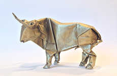 Life-Sized Paper Animal Art