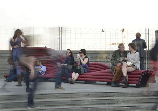 Plaited Pipe Benches