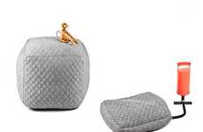 Inflatable Upholstered Ottomans