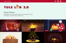 Artistic Virtual Fireplace Sites