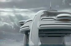 Futuristic Island Yachts