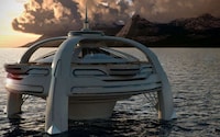 Futuristic Island Yachts Image 2