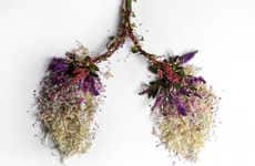Organ-Shaped Flower Arrangements