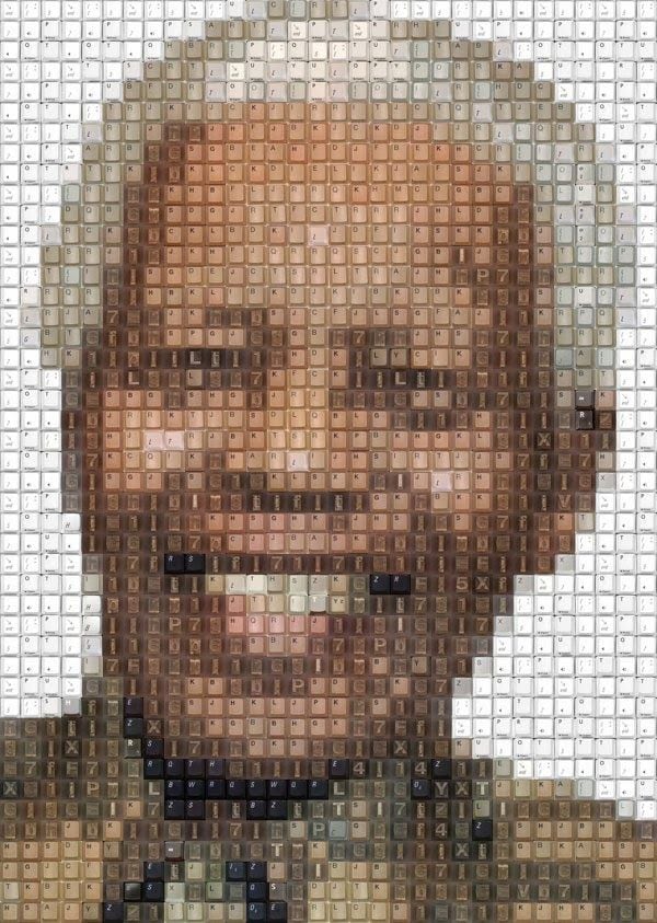 Pixelated Tribute Art