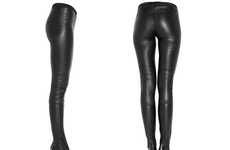 Hybrid Leather Boot Pants