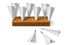 Paper Airplane Pushpins